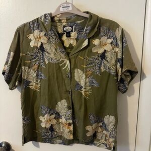 Tommy Bahamas Silk Hawaiian Shirt